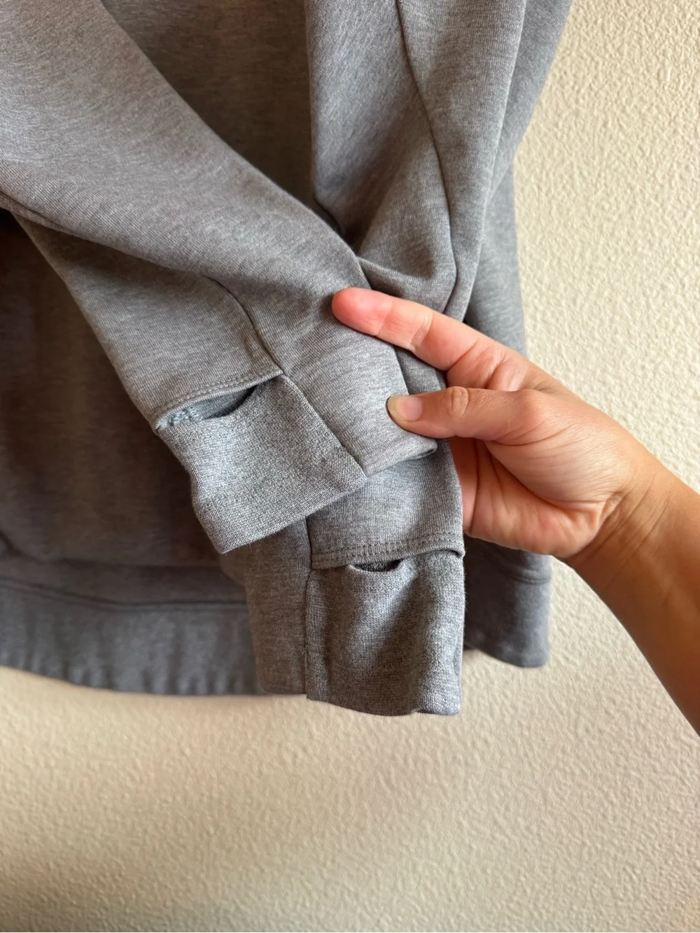 Nike Women's Gray Funnel Neck Pullover Sweater